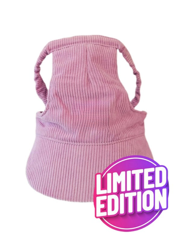 Fashionable Corduroy Dog Hat