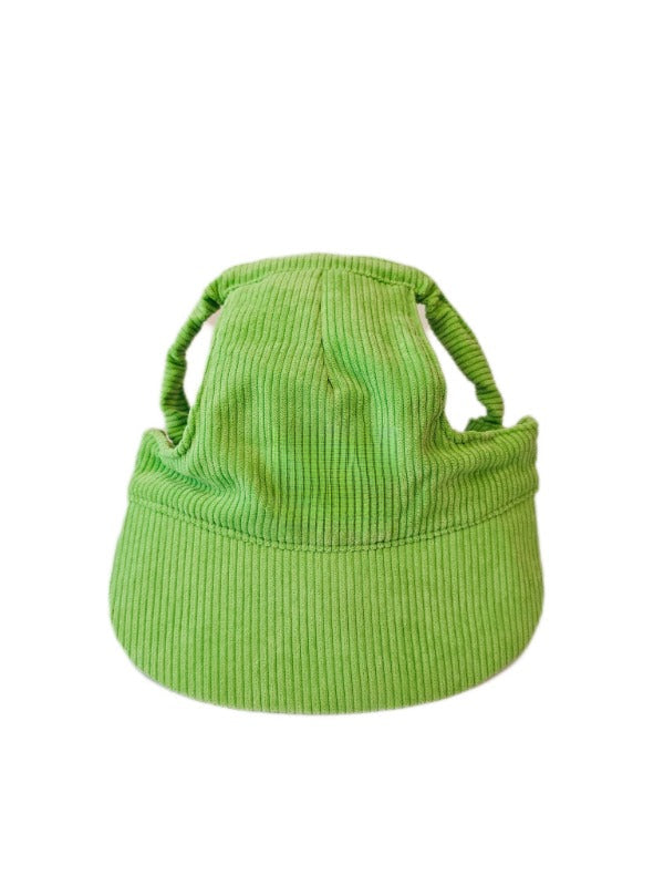 Fashionable Corduroy Dog Hat