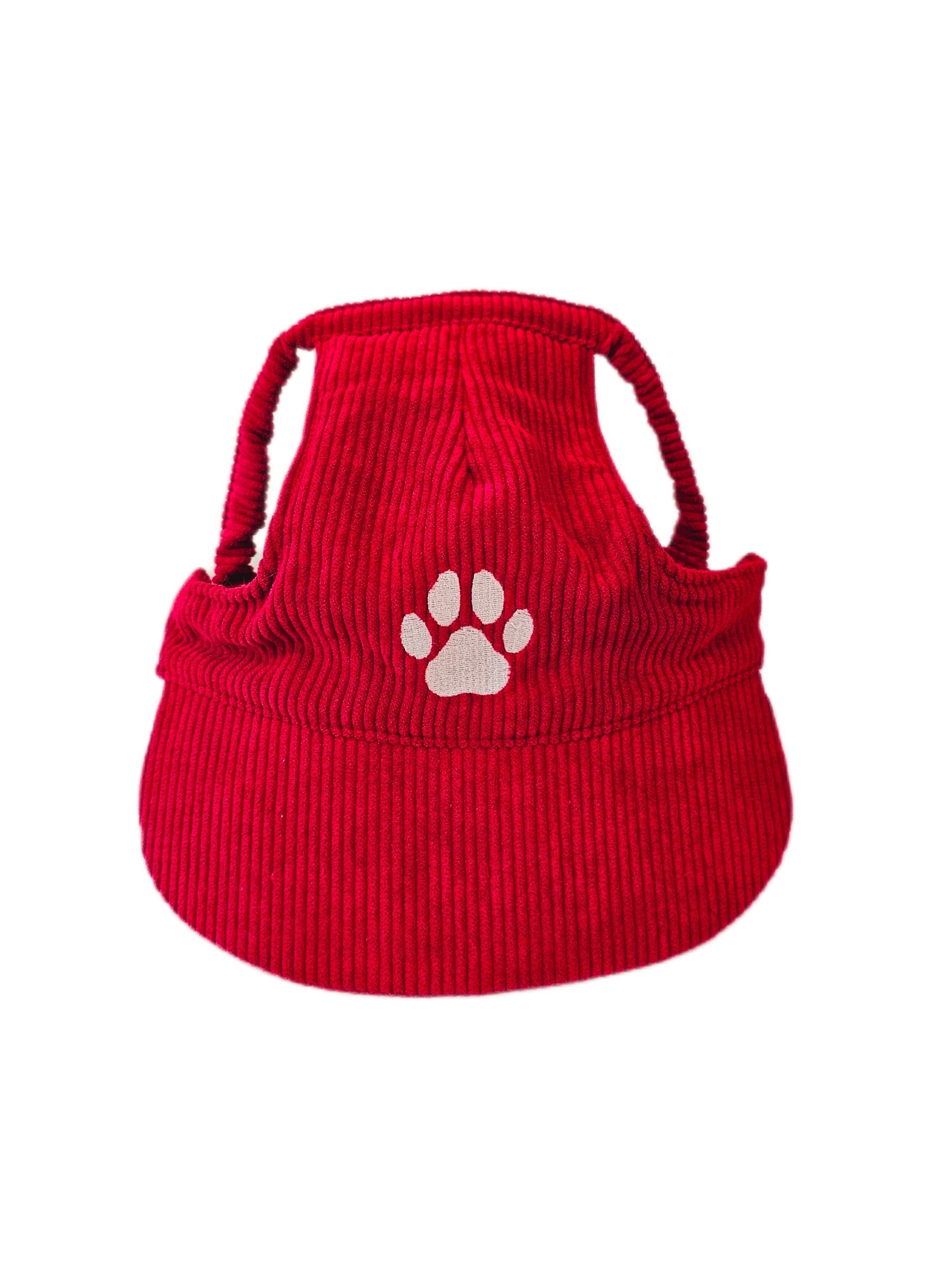 Fashionable Corduroy Dog Hat